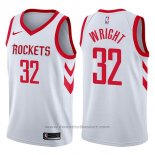 Maglia Houston Rockets Brandan Wright #32 Association 2017-18 Bianco