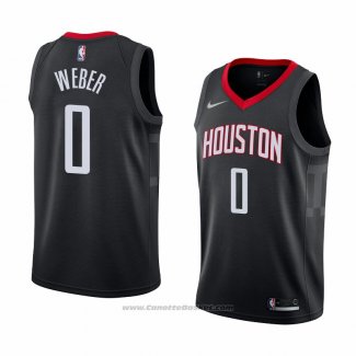 Maglia Houston Rockets Briante Weber #0 Statement 2018 Nero