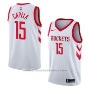 Maglia Houston Rockets Clint Capela #15 Association 2018 Bianco