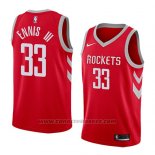 Maglia Houston Rockets James Ennis Iii #33 Icon 2018 Rosso
