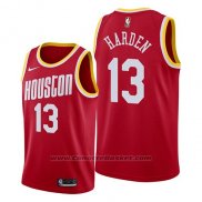 Maglia Houston Rockets James Harden #13 Hardwood Classics 2019 Rosso