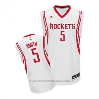 Maglia Houston Rockets Kenny Smith #5 Bianco