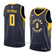 Maglia Indiana Pacers Alex Poythress #0 Icon 2018 Blu