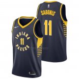 Maglia Indiana Pacers Domantas Sabonis NO 11 Icon Blu