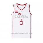 Maglia Latvija Kristaps Porzingis Bianco