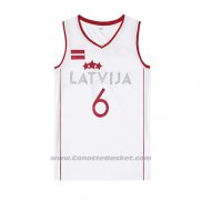 Maglia Latvija Kristaps Porzingis Bianco