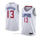 Maglia Los Angeles Clippers Jerome Robinson #13 Association 2018 Bianco