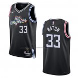 Maglia Los Angeles Clippers Nicolas Batum #33 Citta 2022-23 Nero