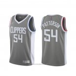 Maglia Los Angeles Clippers Patrick Patterson #54 Earned 2020-21 Grigio