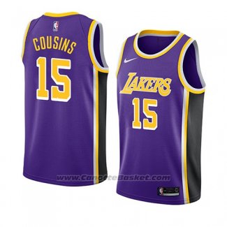 Maglia Los Angeles Lakers Demarcus Cousins #15 Statement 2019-20 Viola