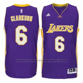 Maglia Los Angeles Lakers Jordan Clarkson #6 Viola