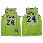 Maglia Los Angeles Lakers Kobe Bryant #24 Verde