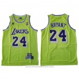 Maglia Los Angeles Lakers Kobe Bryant #24 Verde