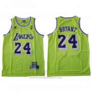 Maglia Los Angeles Lakers Kobe Bryant #24 Verde