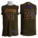 Maglia Los Angeles Lakers Kobe Bryant Nike #24 Verde