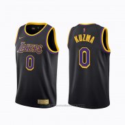 Maglia Los Angeles Lakers Kyle Kuzma #0 Earned 2020-21 Nero