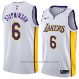 Maglia Los Angeles Lakers Lance Stephenson #6 Association 2018 Bianco