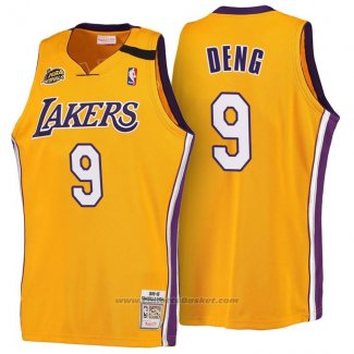 Maglia Los Angeles Lakers Luol Deng #9 Retro 1999-00 Giallo