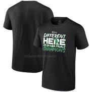 Maglia Manica Corta Boston Celtics 2024 NBA Finals Champions Hometown Nero