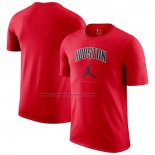 Maglia Manica Corta Houston Rockets Essential Citta Rosso