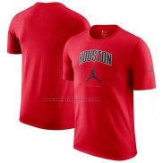 Maglia Manica Corta Houston Rockets Essential Citta Rosso