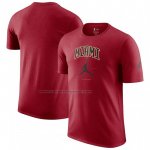Maglia Manica Corta Miami Heat Essential Citta Rosso