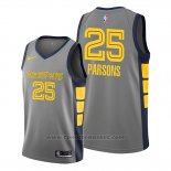 Maglia Memphis Grizzlies Chandler Parsons #25 Citta Edition Grigio