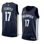 Maglia Memphis Grizzlies Garrett Temple #17 Icon 2018 Blu