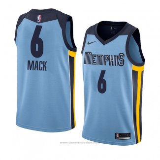 Maglia Memphis Grizzlies Shelvin Mack #6 Statement 2018 Blu