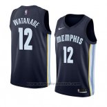 Maglia Memphis Grizzlies Yuta Watanabe #12 Icon 2018 Blu