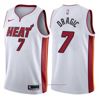 Maglia Miami Heat Goran Dragic #7 2017-18 Bianco