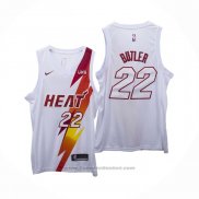 Maglia Miami Heat Jimmy Butler #22 Fashion Royalty Bianco