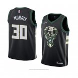 Maglia Milwaukee Bucks Jaylen Morris #30 Statement 2018 Nero