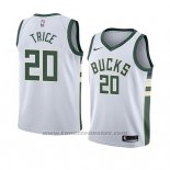 Maglia Milwaukee Bucks Travis Trice #20 Association 2018 Bianco