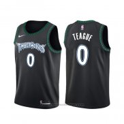 Maglia Minnesota Timberwolves Jeff Teague #0 Classic Nero