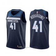 Maglia Minnesota Timberwolves Juancho Hernangomez #41 Icon 2019-20 Blu