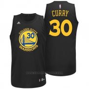 Maglia Moda Nero Golden State Warriors Stephen Curry #30 Nero