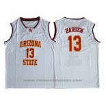 Maglia NCAA Arizona State James Harden #13 Bianco