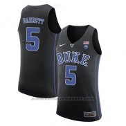 Maglia NCAA Duke Blue Devils R. J. Barrett #5 Nero