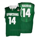 Maglia NCAA Michigan State Spartans Gary Harris #14 Verde