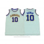 Maglia NCAA Oklahoma State Dennis Rodman #10 Retro Bianco