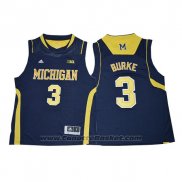 Maglia NCAA Wake Forest Demon Deacons Trey Burke #3 Blu