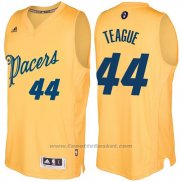 Maglia Natale 2016 Indiana Pacers Jeff Teague #44 Or