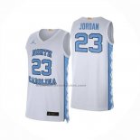 Maglia Ncaa North Carolina Tar Heels Michael Jordan No 23 Bianco