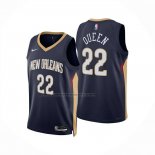Maglia New Orleans Pelicans Derik Queen No 22 Icon 2025-26 Blu
