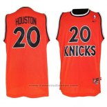 Maglia New York Knicks Allan Houston #20 Retro Arancione
