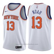 Maglia New York Knicks Joakim Noah #13 Association 2017-18 Bianco