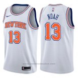 Maglia New York Knicks Joakim Noah #13 Statement 2017-18 Bianco