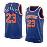 Maglia New York Knicks Wesley Matthews #23 Icon 2018 Blu
