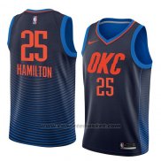 Maglia Oklahoma City Thunder Daniel Hamilton #25 Statement 2018 Blu